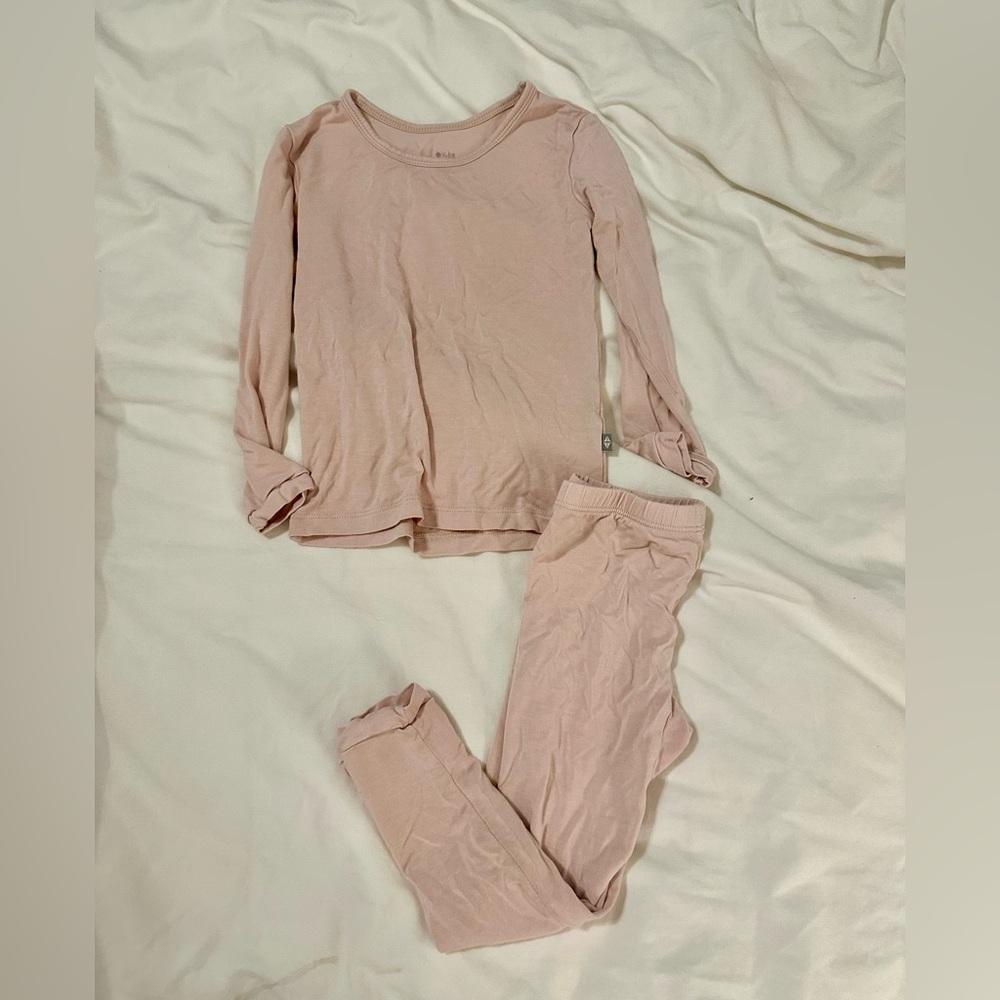 Pink Long Sleeve Pajama Set